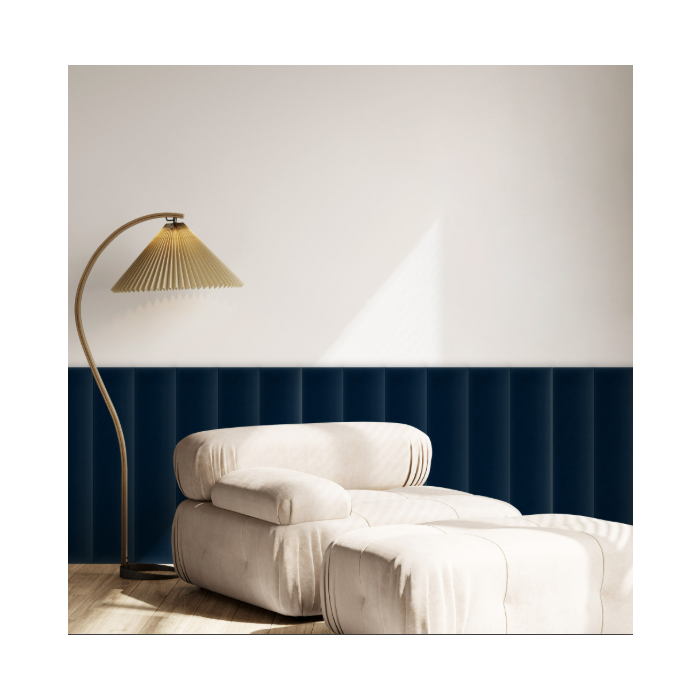 Polsterpaneel Magic Velvet Granatblau